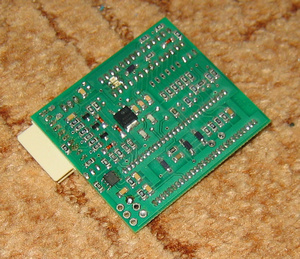 The PCB from SMD parts side